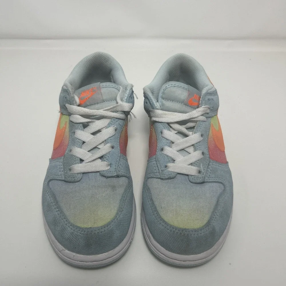 Nike‎ Dunk Low 'Heat Map' (PS) Sz 2.5Y, Women's Sz 4 Glacier Blue HF4789-474